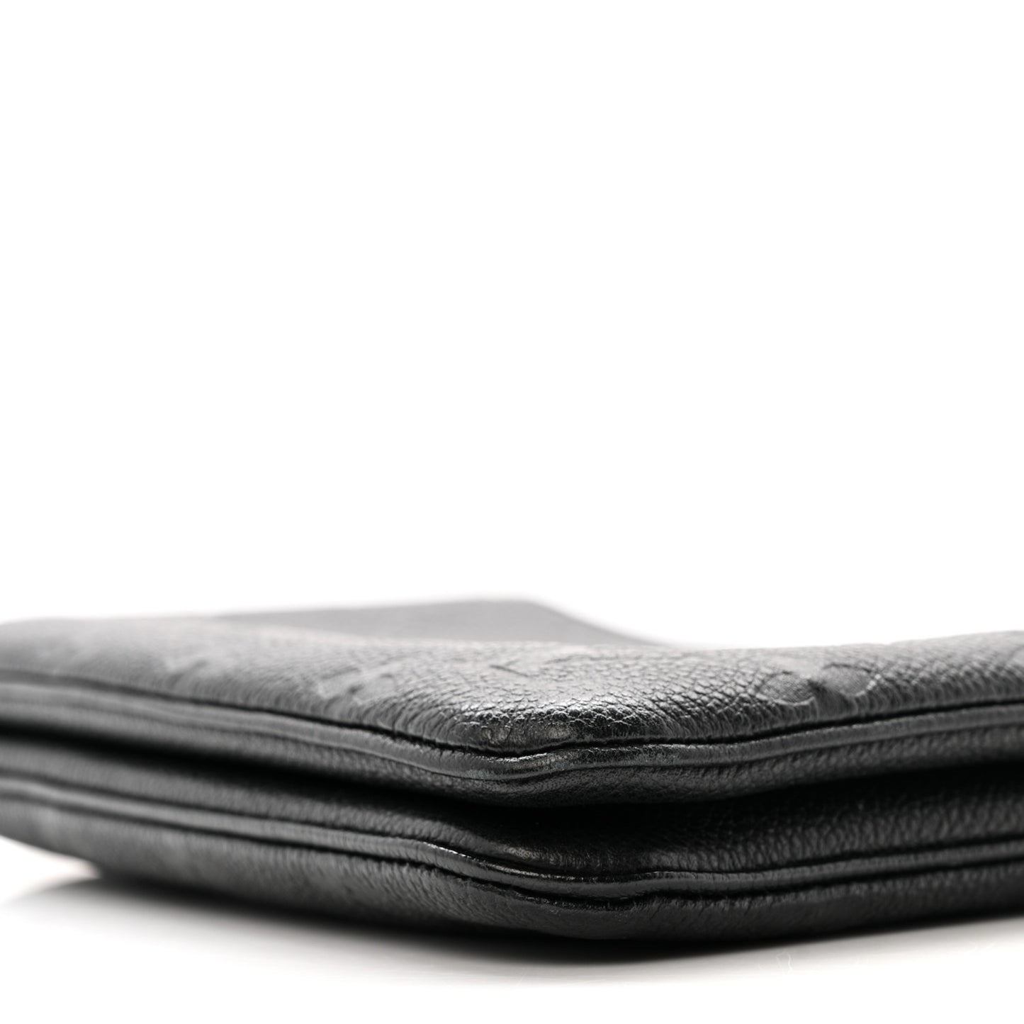 Empreinte Double Zip Pochette Black