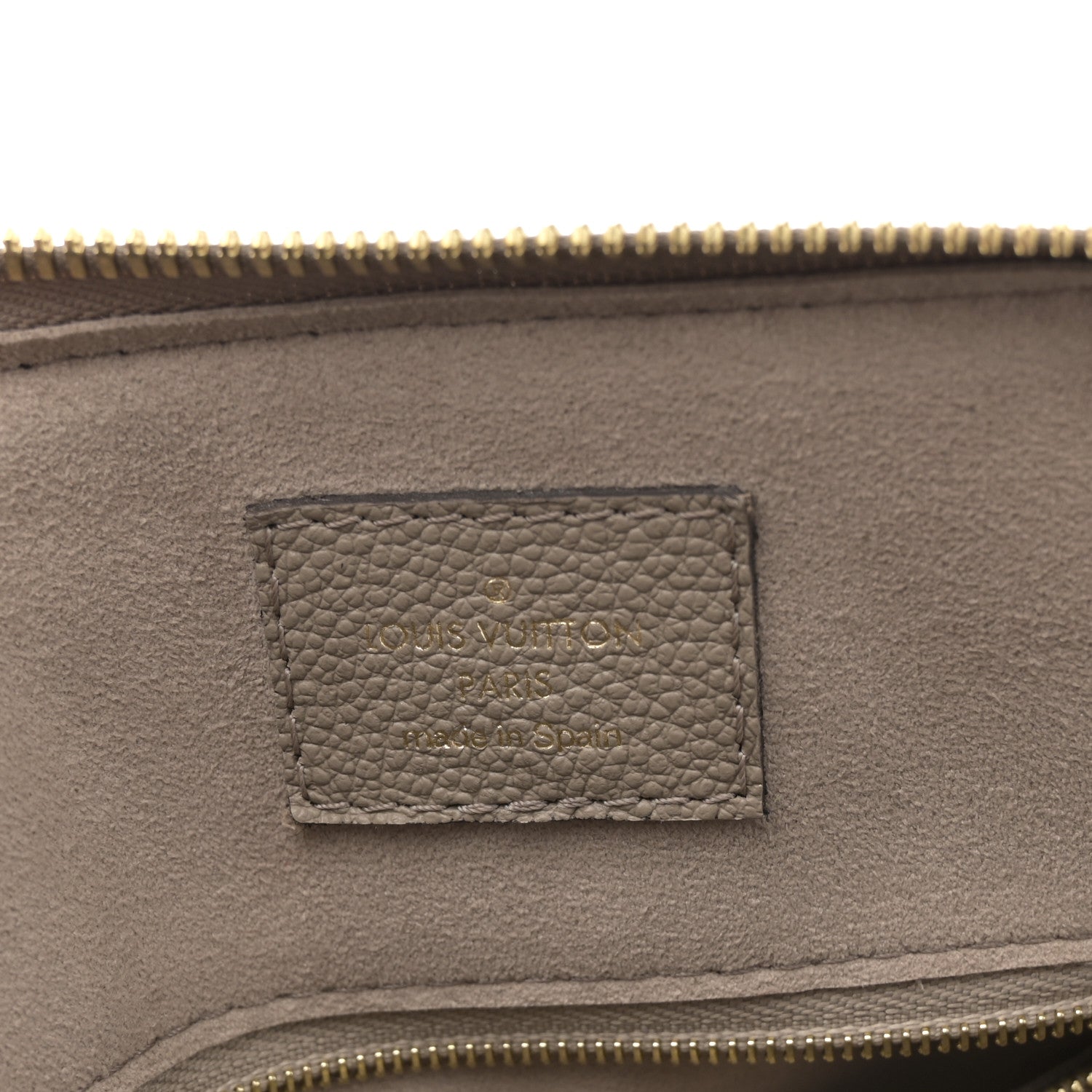 Louis Vuitton Empreinte Monogram Giant Speedy Bandouliere 25 Tourterelle 6 of 9