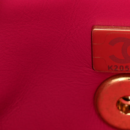 Chanel Cashmere Tweed Quilted Mini Bijoux Flap Fuchsia 7 of 11