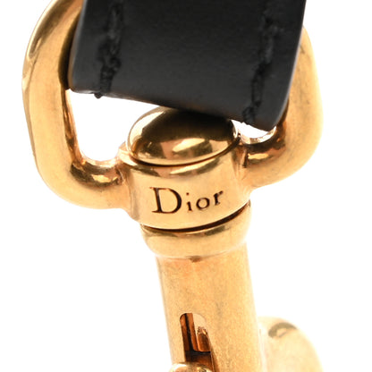 Christian Dior Canvas Embroidered Shoulder Strap Beige Gold 3 of 5