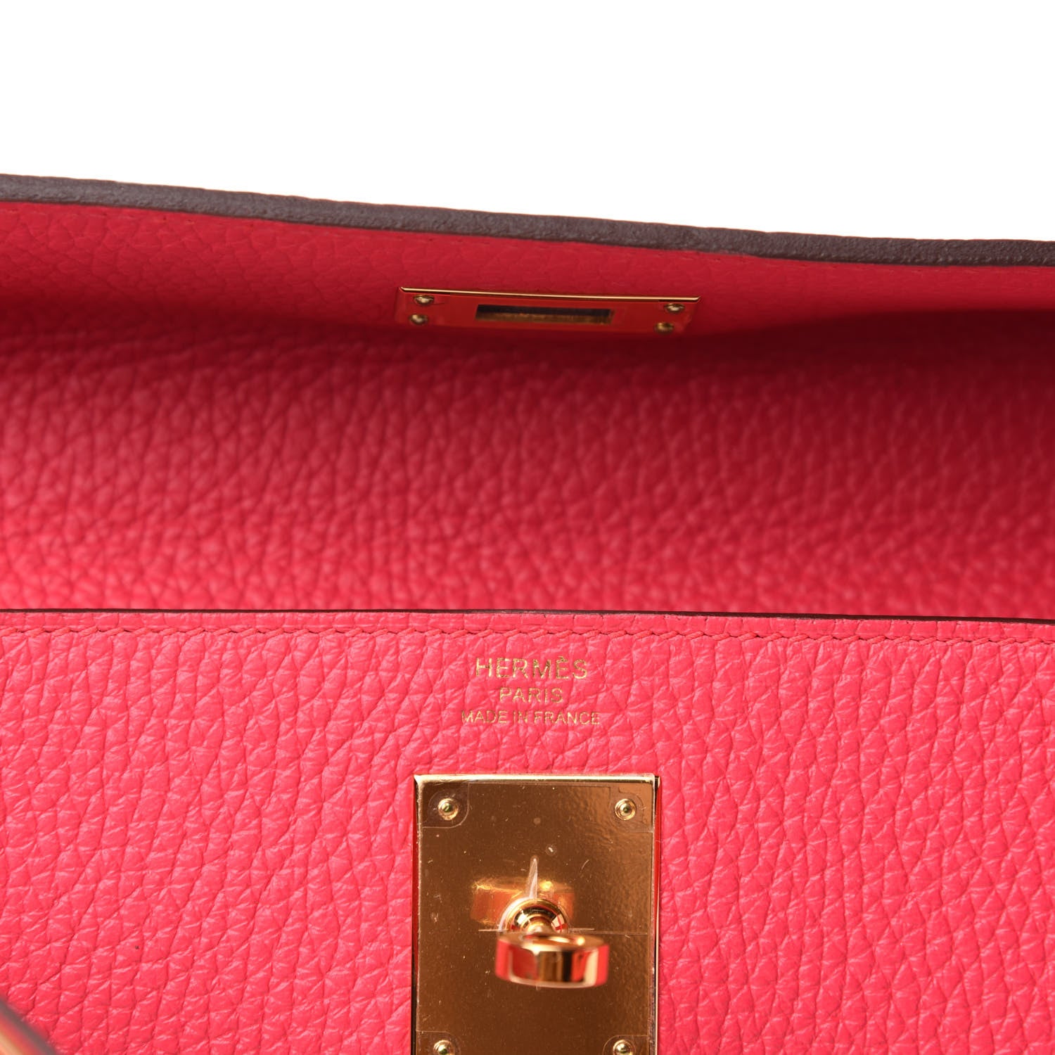 Hermes Taurillon Clemence Kelly Retourne 28 Rose Extreme 8 of 11