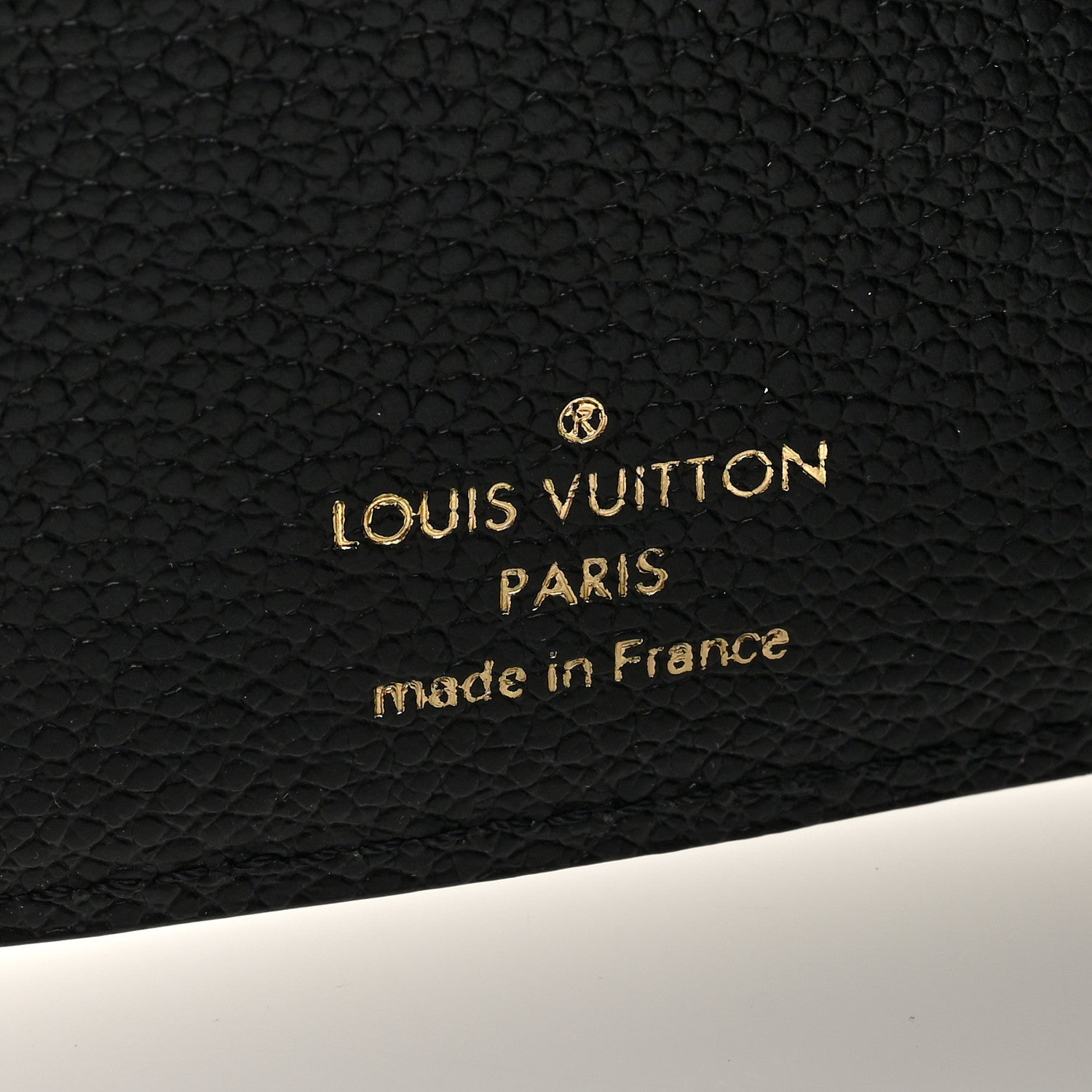 Louis Vuitton Empreinte Monogram Giant Victorine Wallet Black Beige 6 of 7