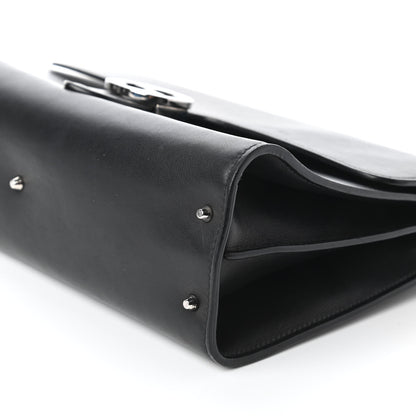 Gucci Moon Calfskin Medium Interlocking G Shoulder Bag Black 7 of 12