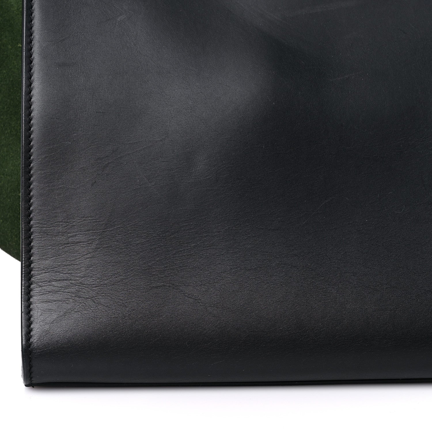 Celine Natural Calfskin Suede Medium Bi-Color Trapeze Black 21 of 27