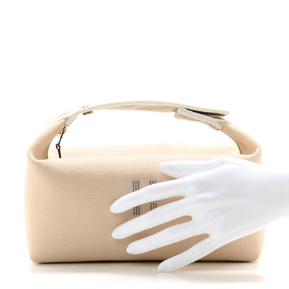 Hermes Canvas Small Bride-A-Brac Pouch Natural 2 of 6