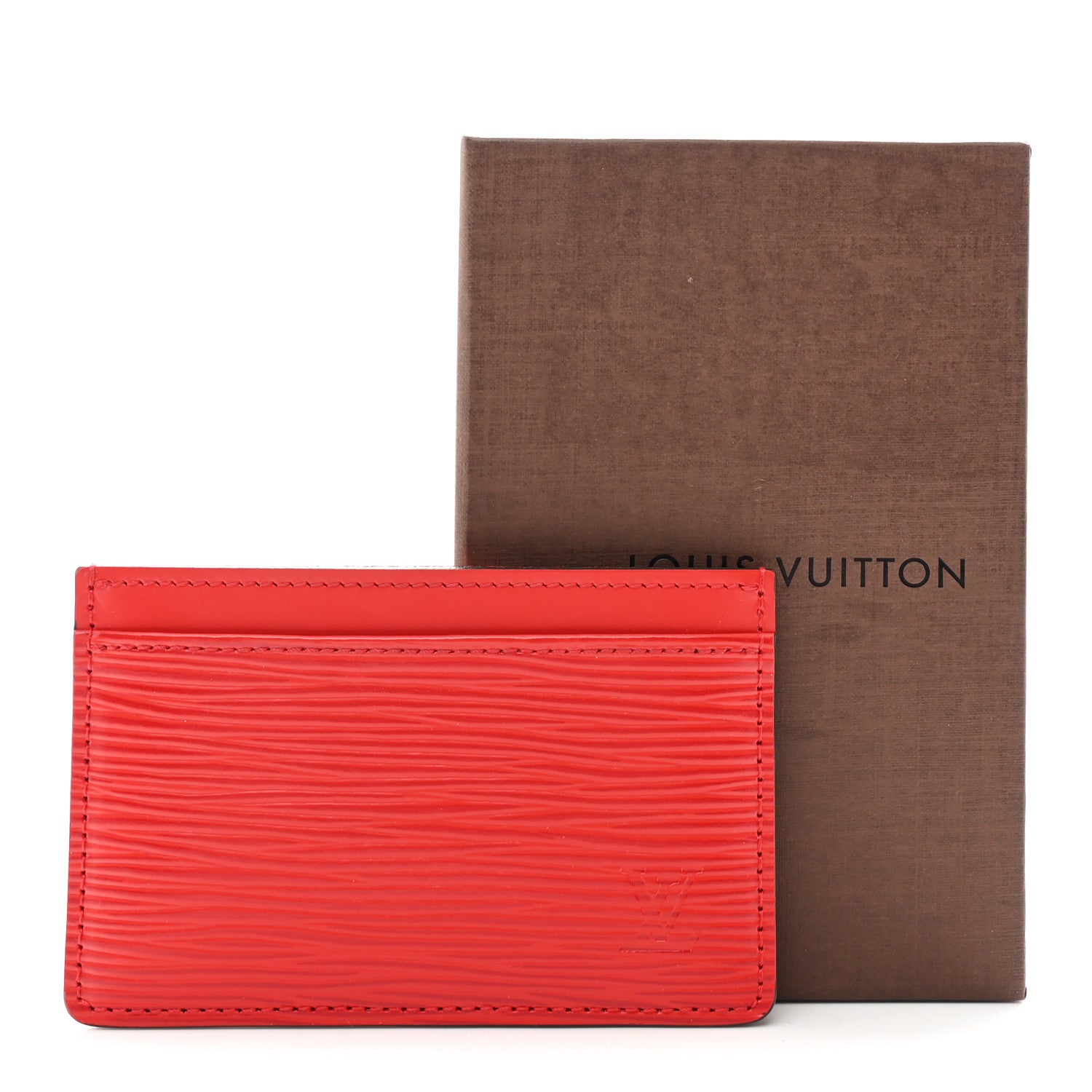 Louis Vuitton Epi Card Holder Coquelicot 7 of 7
