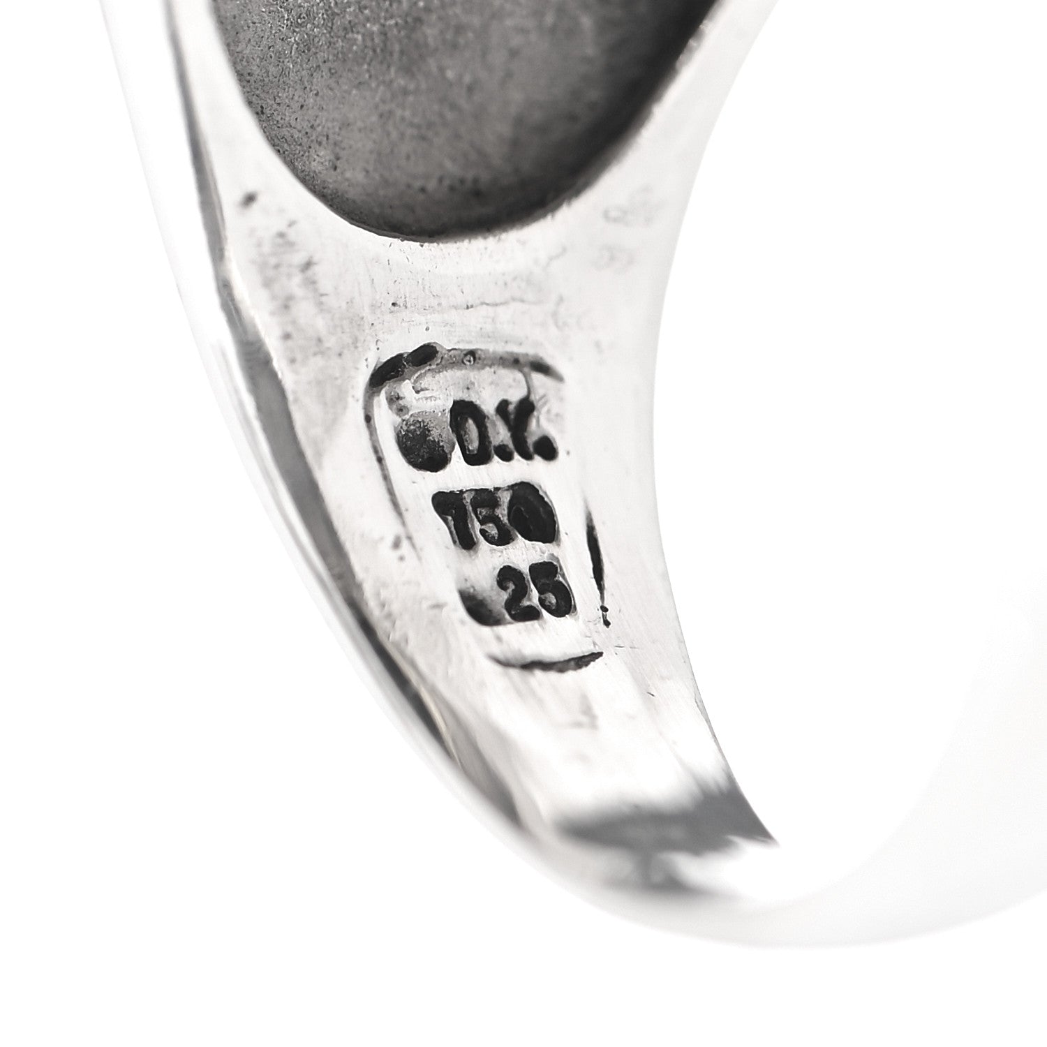 David Yurman Sterling Silver 18K Yellow Gold Diamond Black Onyx 14mm Albion Statement Ring 54 7 5 of 5