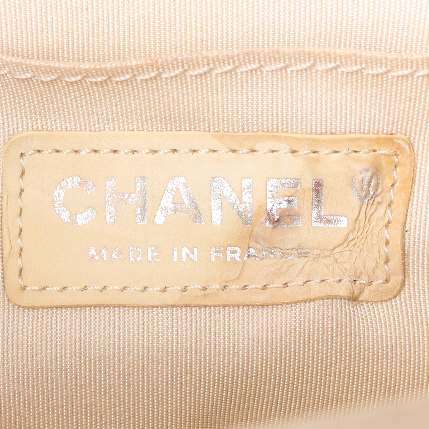 Chanel Caviar Chevron Quilted Small Boy Flap Light Beige 6 of 10
