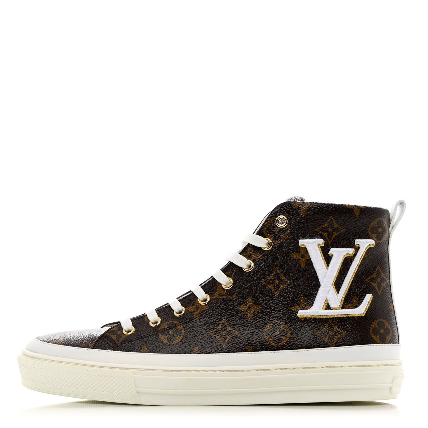 Patent Monogram Stellar Sneaker Boots 42