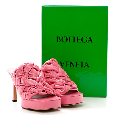 Bottega Veneta Nappa Intreccio The Board Platform Mule Sandals 39 Pink 12 of 12
