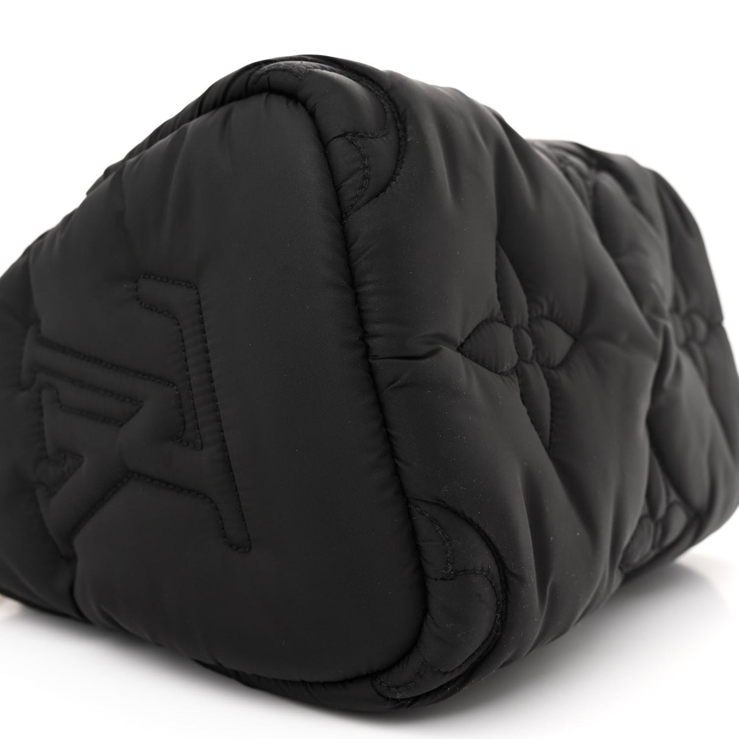 Econyl Mini Monogram Pillow Speedy Bandouliere 25 Black