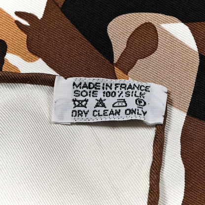 Hermes Silk Ex Libris En Camouflage Scarf 90 3 of 3