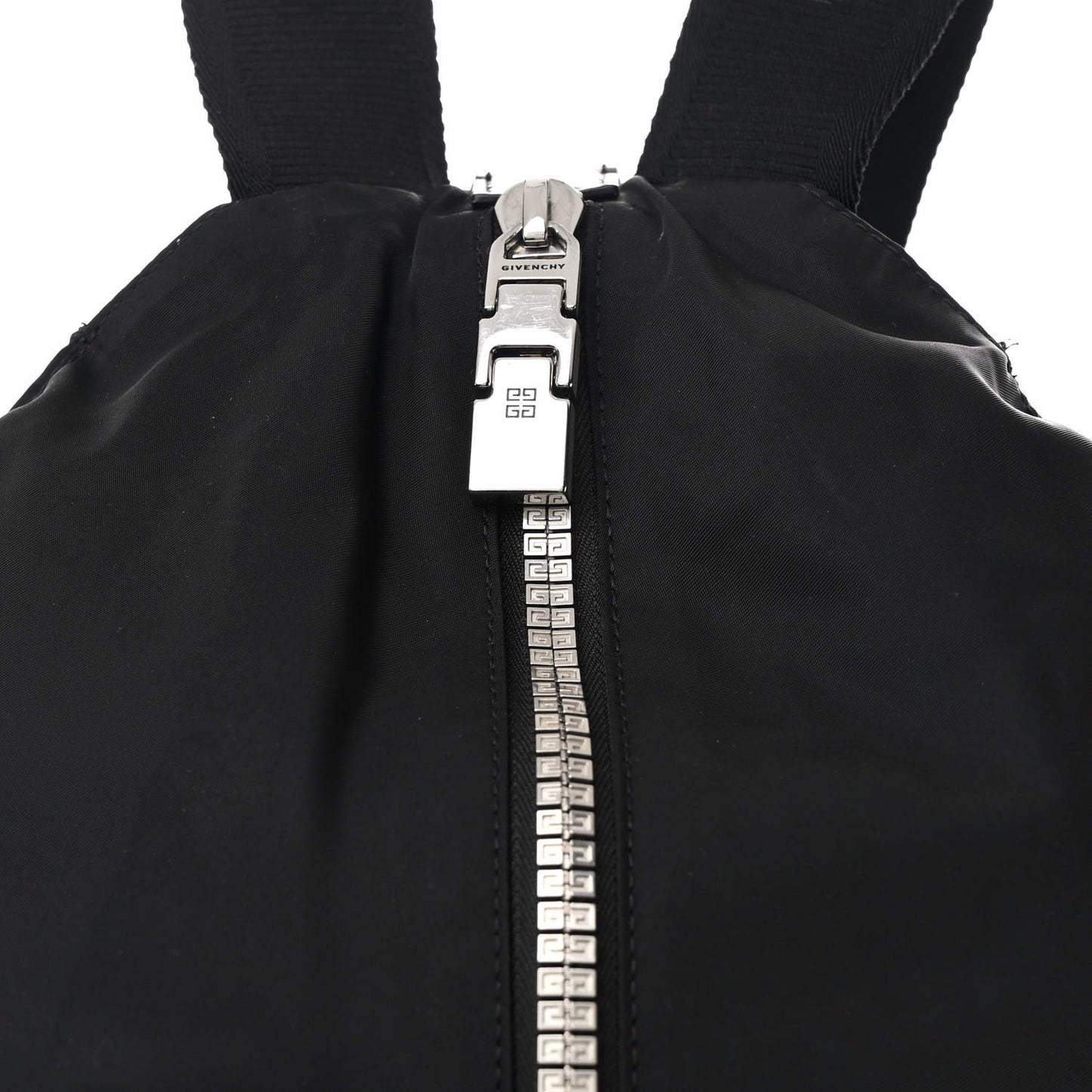 Nylon G-Zip Duffle Backpack Black