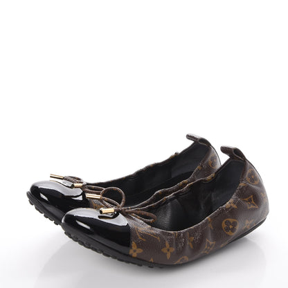 Louis Vuitton Monogram Flirty Ballerina Flats 42 Black 3 of 7