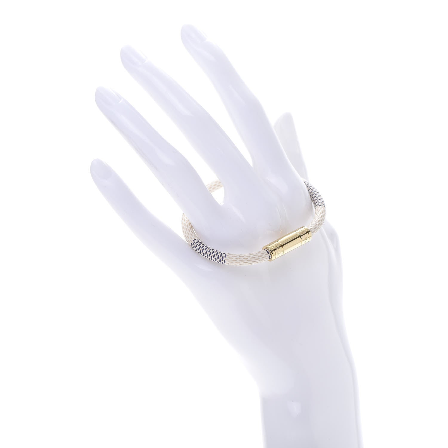 Louis Vuitton Damier Azur Keep It Bracelet 17 2 of 5