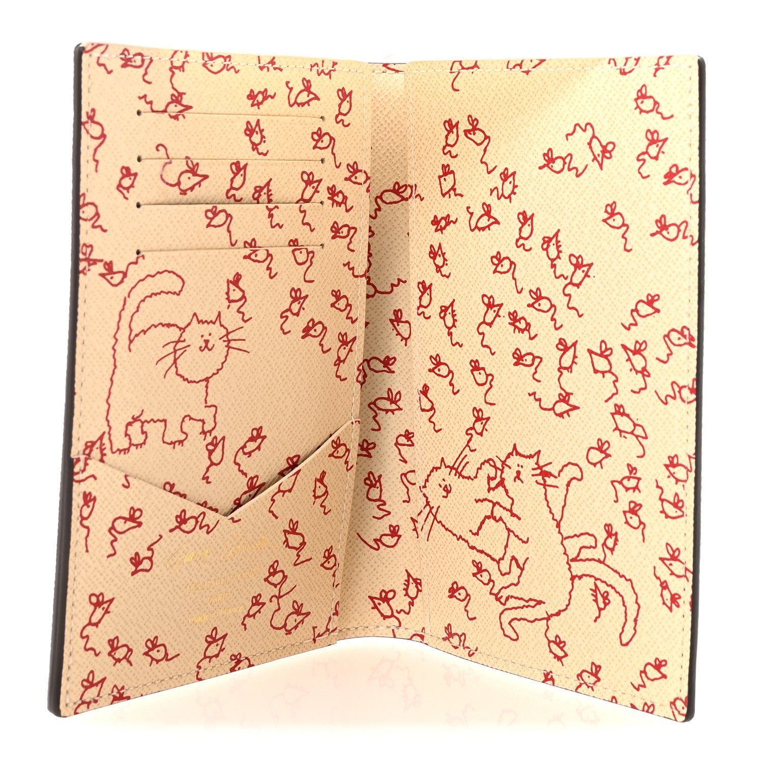 Louis Vuitton Monogram Travels With Grace Coddington Passport Cover 5 of 7