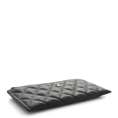 Chanel Caviar Quilted Classic Zip Pouch Black 4 of 8