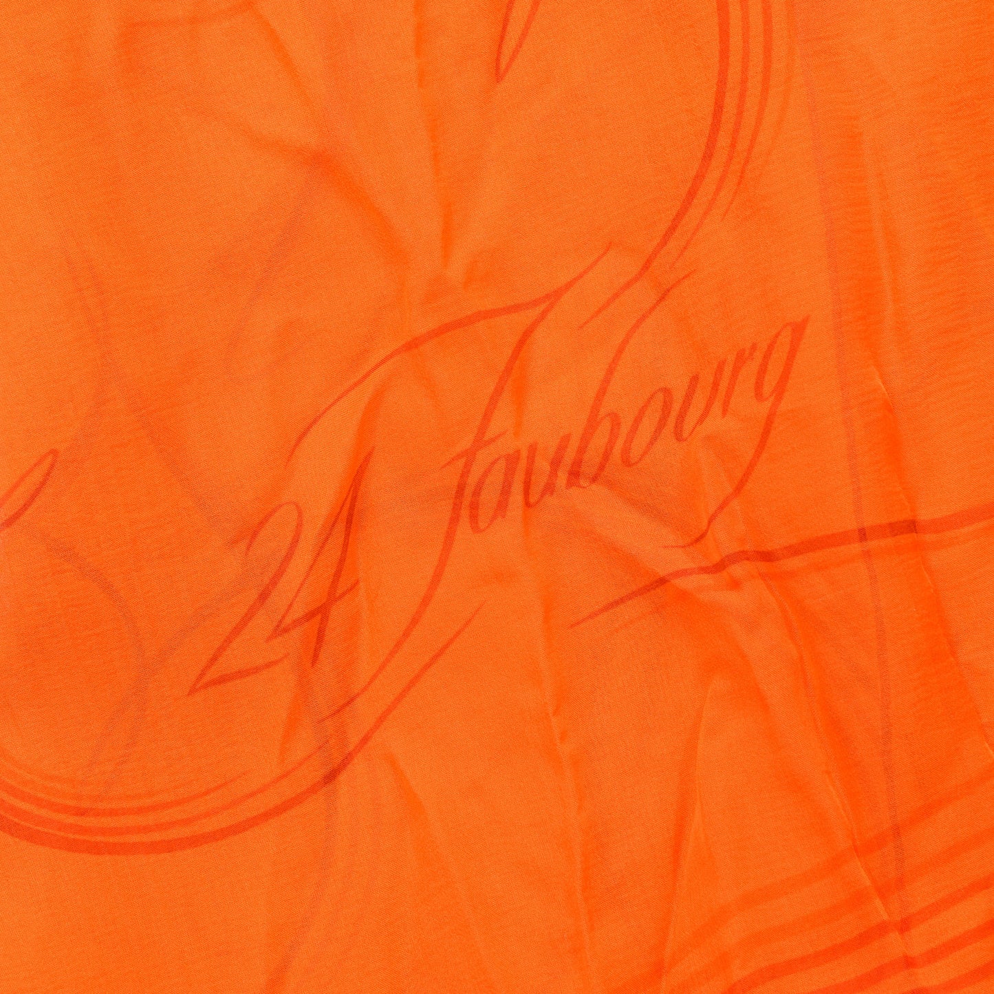 Silk Mousseline 24 Faubourg Stole Orange