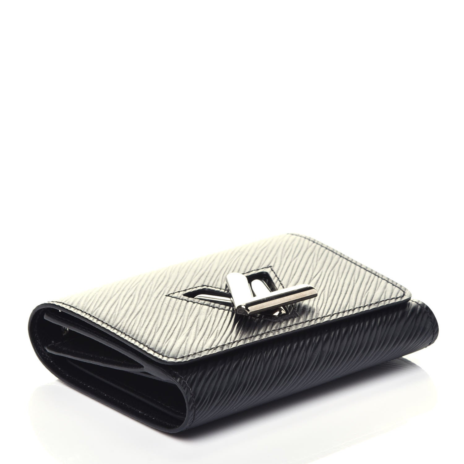 Louis Vuitton Epi Twist Compact Wallet Black 4 of 7
