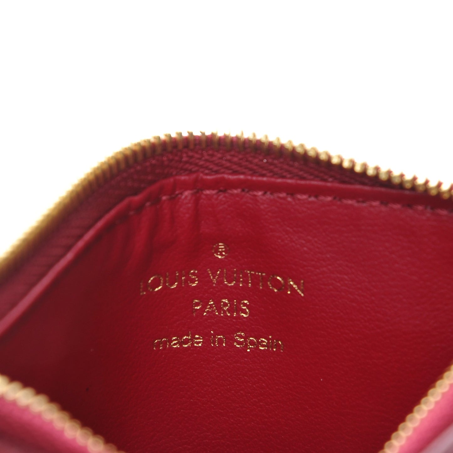 Monogram Zipped Card Holder