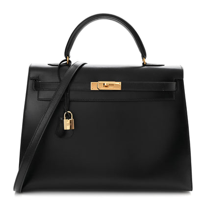 Hermes Box Kelly Sellier 35 Black 1 of 21