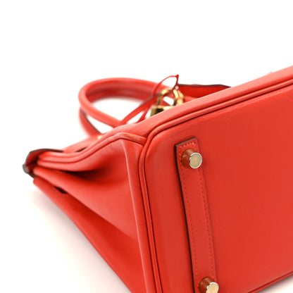 Hermes Swift Birkin 25 Rouge Tomate 11 of 13