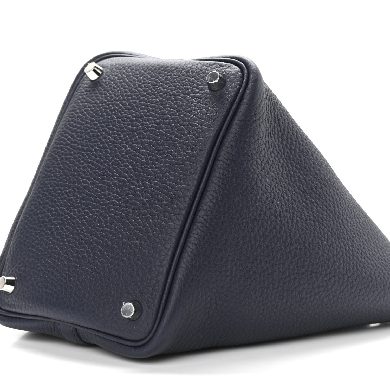 Hermes Taurillon Clemence Picotin Lock 18 PM Bleu Nuit 10 of 12