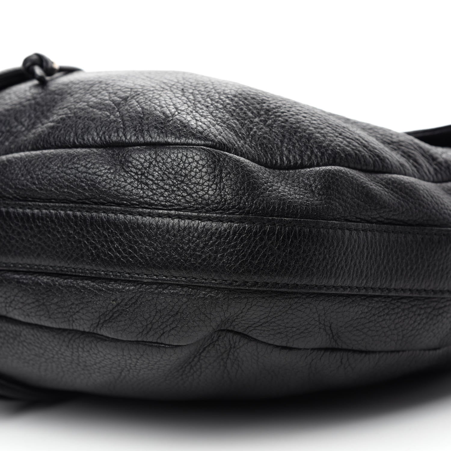 Gucci Calfskin Large Jungle Shoulder Bag Black 7 of 10