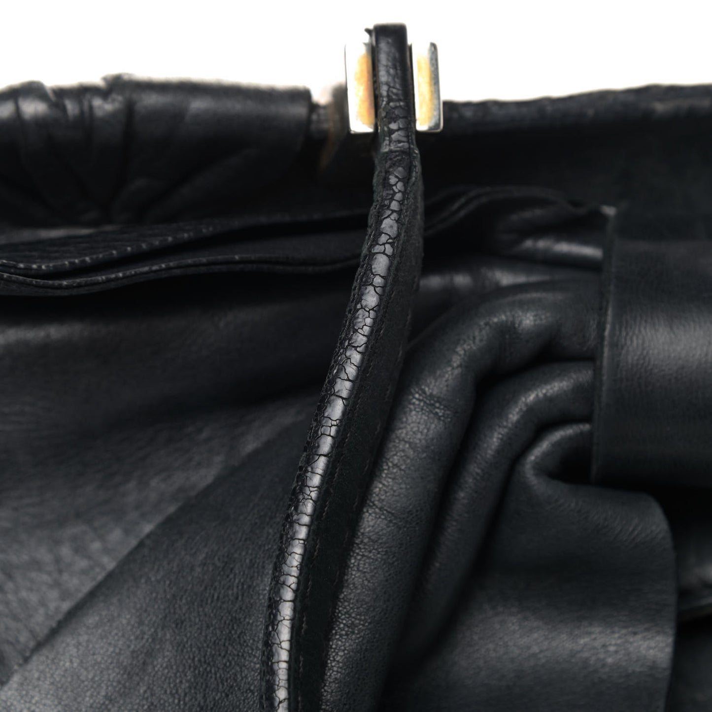 Nappa Bow Tote Black