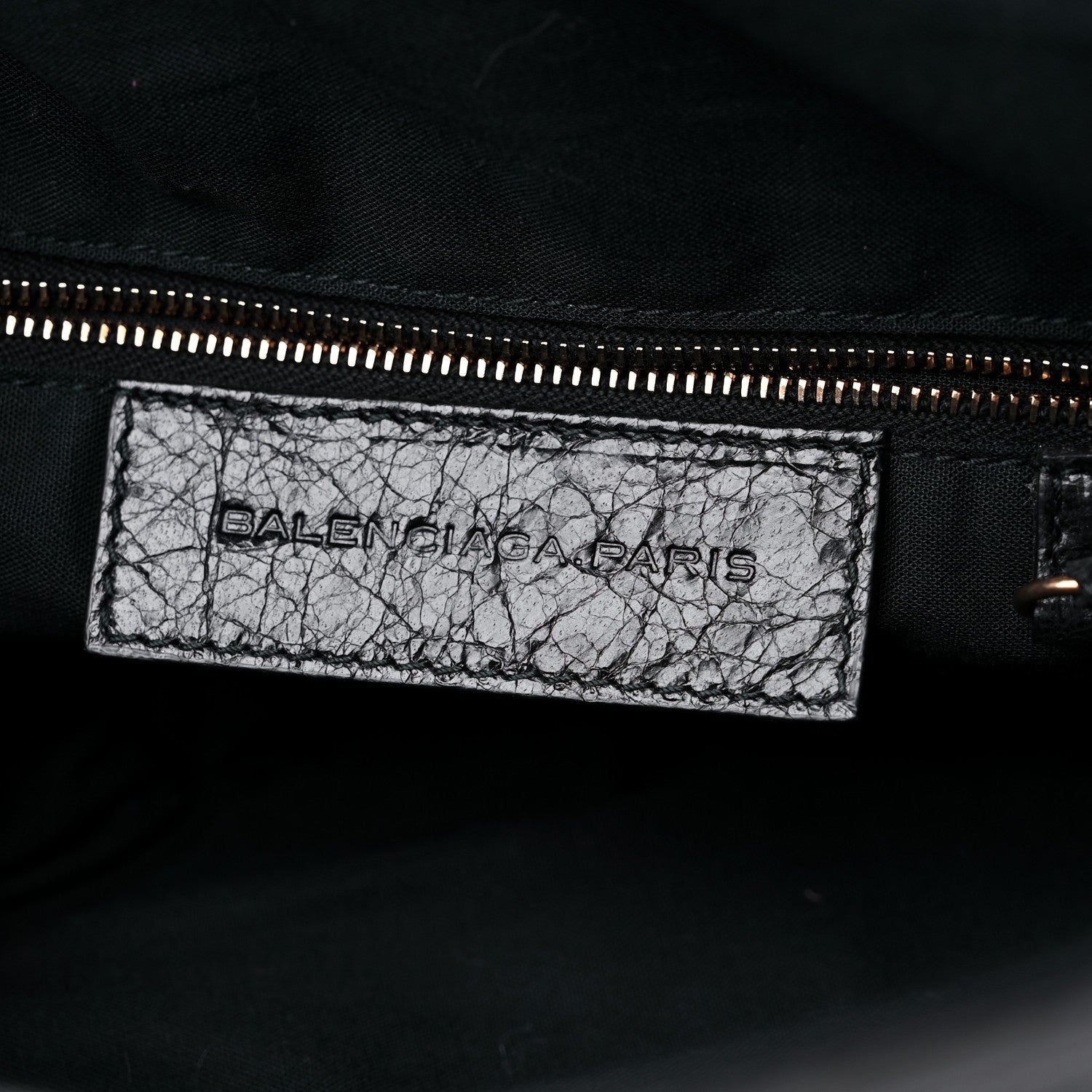 Balenciaga Agneau Giant 12 Gold Hardware Premier Clutch Black 7 of 10