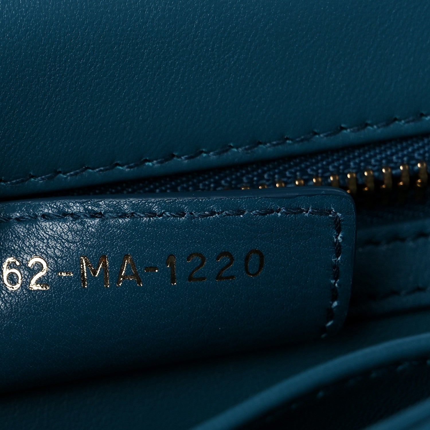 Christian Dior Lambskin Cannage Small Caro Bag Deep Ocean 7 of 9