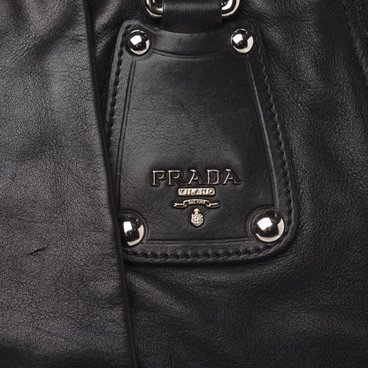 Prada Soft Calf Shoulder Bag Black 13 of 14