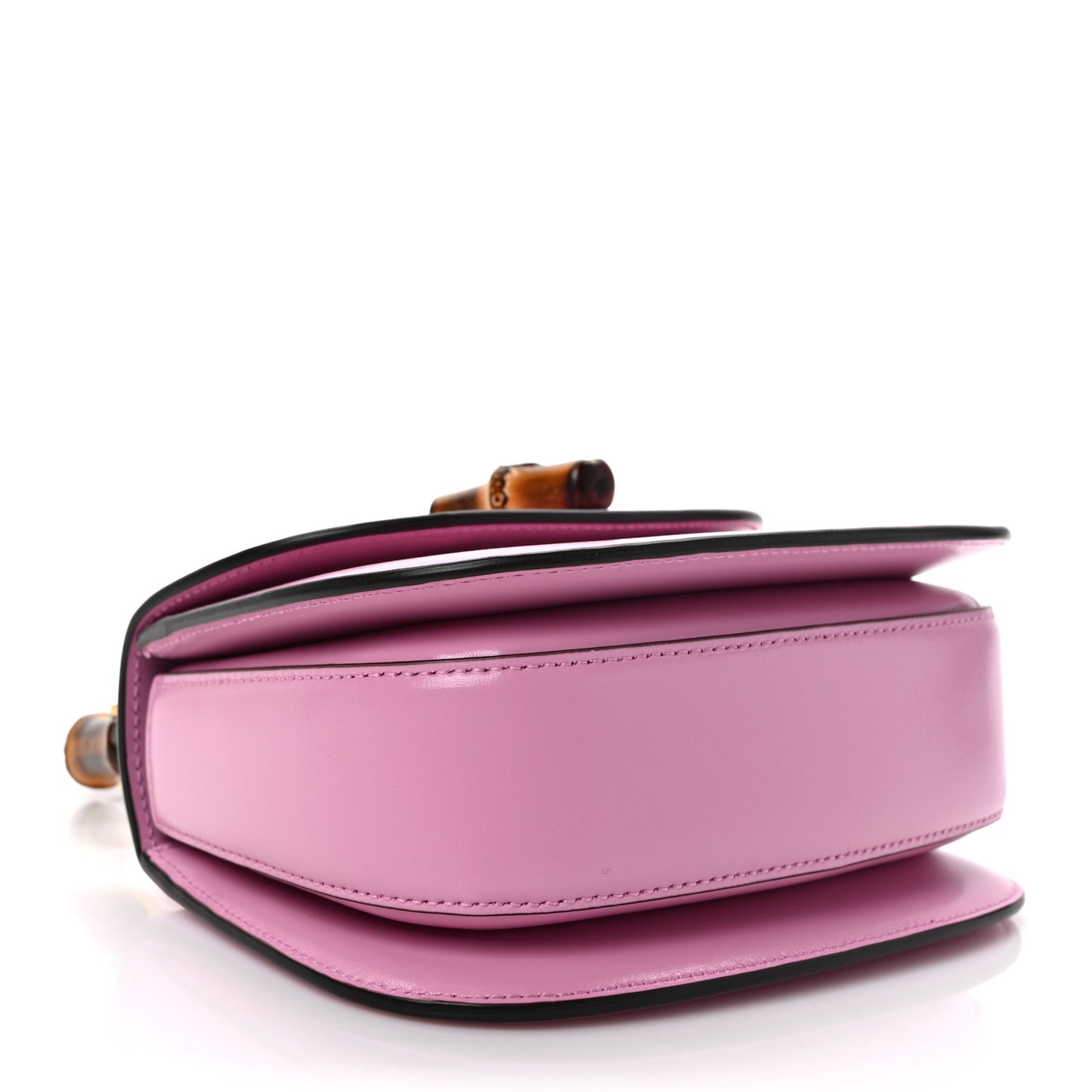 Boarded Dyana Lux Calfskin Web Mini Bamboo 1947 Top Handle Bag Nice Pink