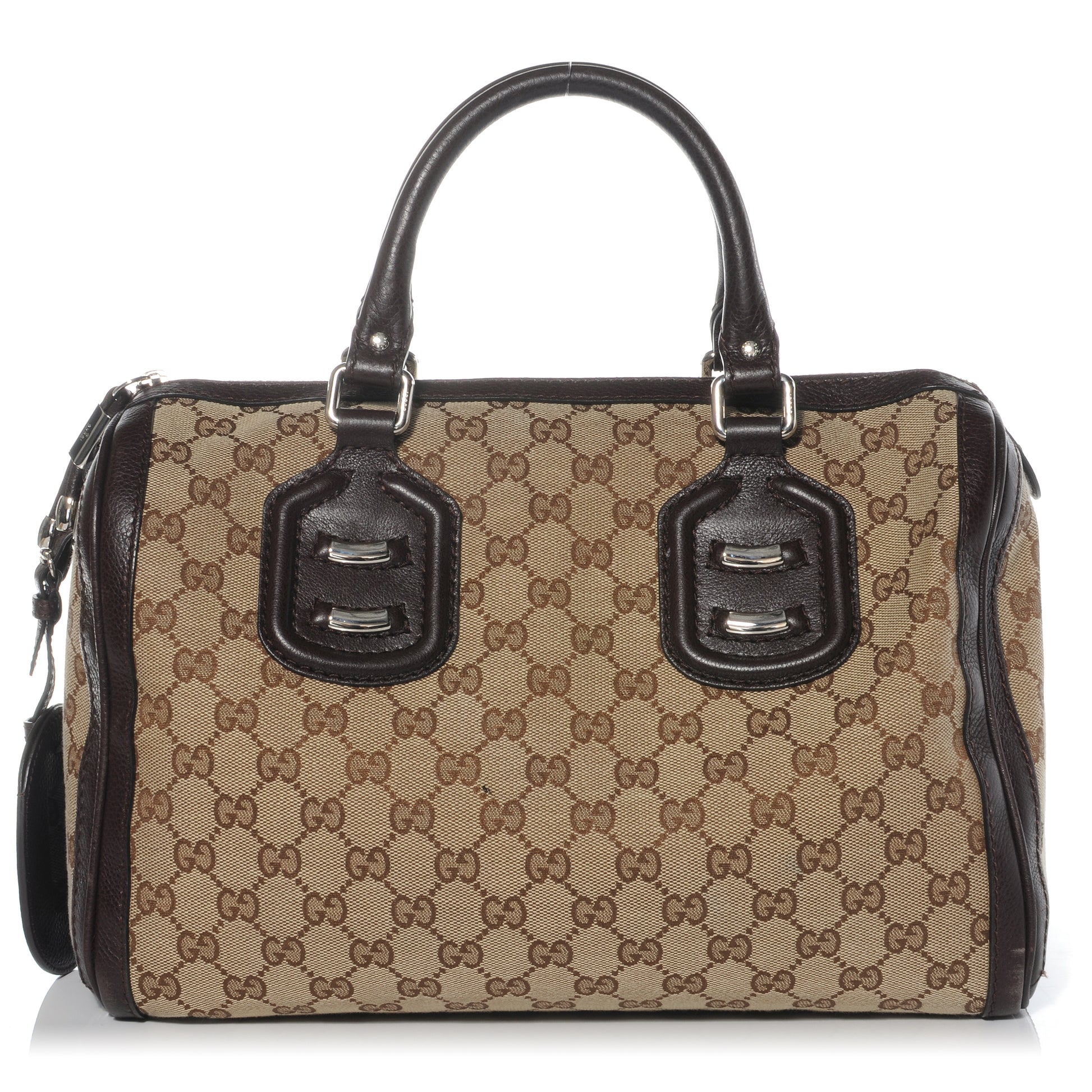 Gucci Monogram Techno Tag Medium Boston Ebony 1 of 9