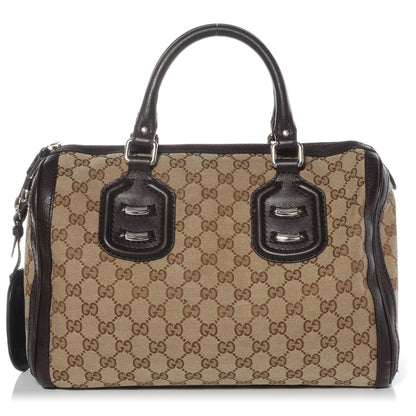 Gucci Monogram Techno Tag Medium Boston Ebony 1 of 9