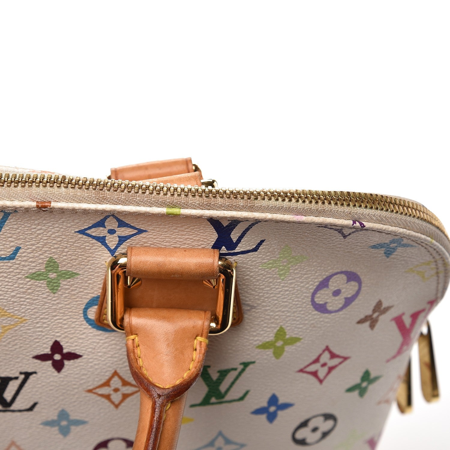 Louis Vuitton Monogram Multicolor Alma White 12 of 13