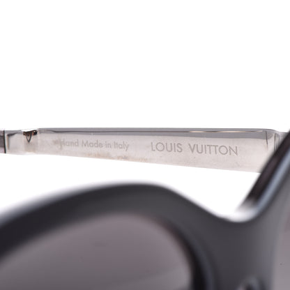 Louis Vuitton Acetate Petit Soupcon Cat Eye Sunglasses Z0489W Black 5 of 8