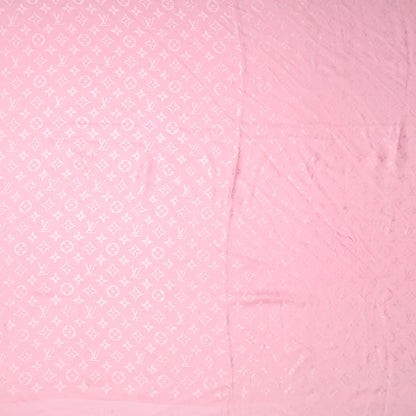 Louis Vuitton Silk Wool Monogram Shawl Corail 4 of 4