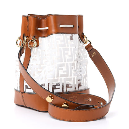 Fendi TPU FF Vitello Aura F is Fendi Grande Mon Tresor Bucket Bag White Cuoio 3 of 11