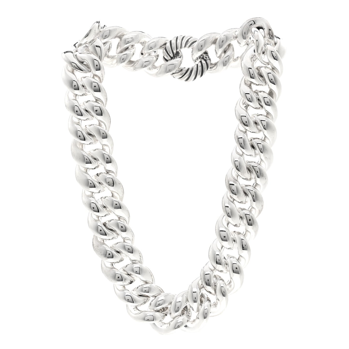 Sterling Silver Cordelia Curb Link Necklace