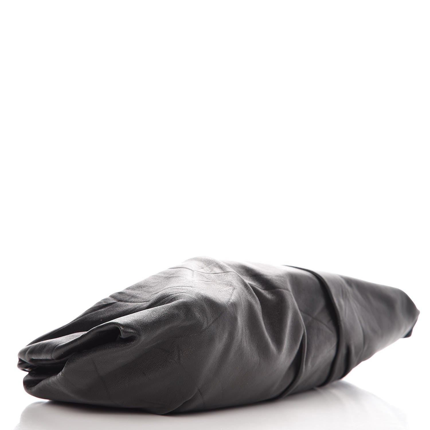 Prada Nappa Pleated Clutch Nero Black 4 of 9