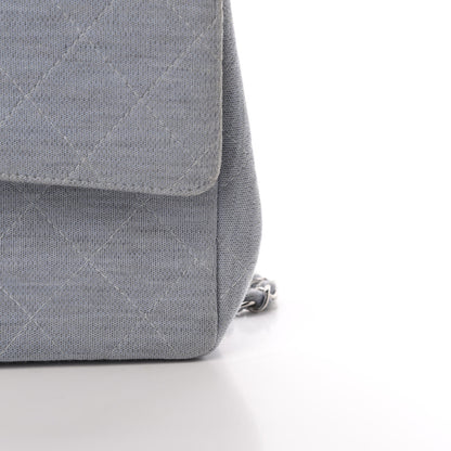 Chanel Jersey Quilted Medium Single Flap Blue 12 of 12