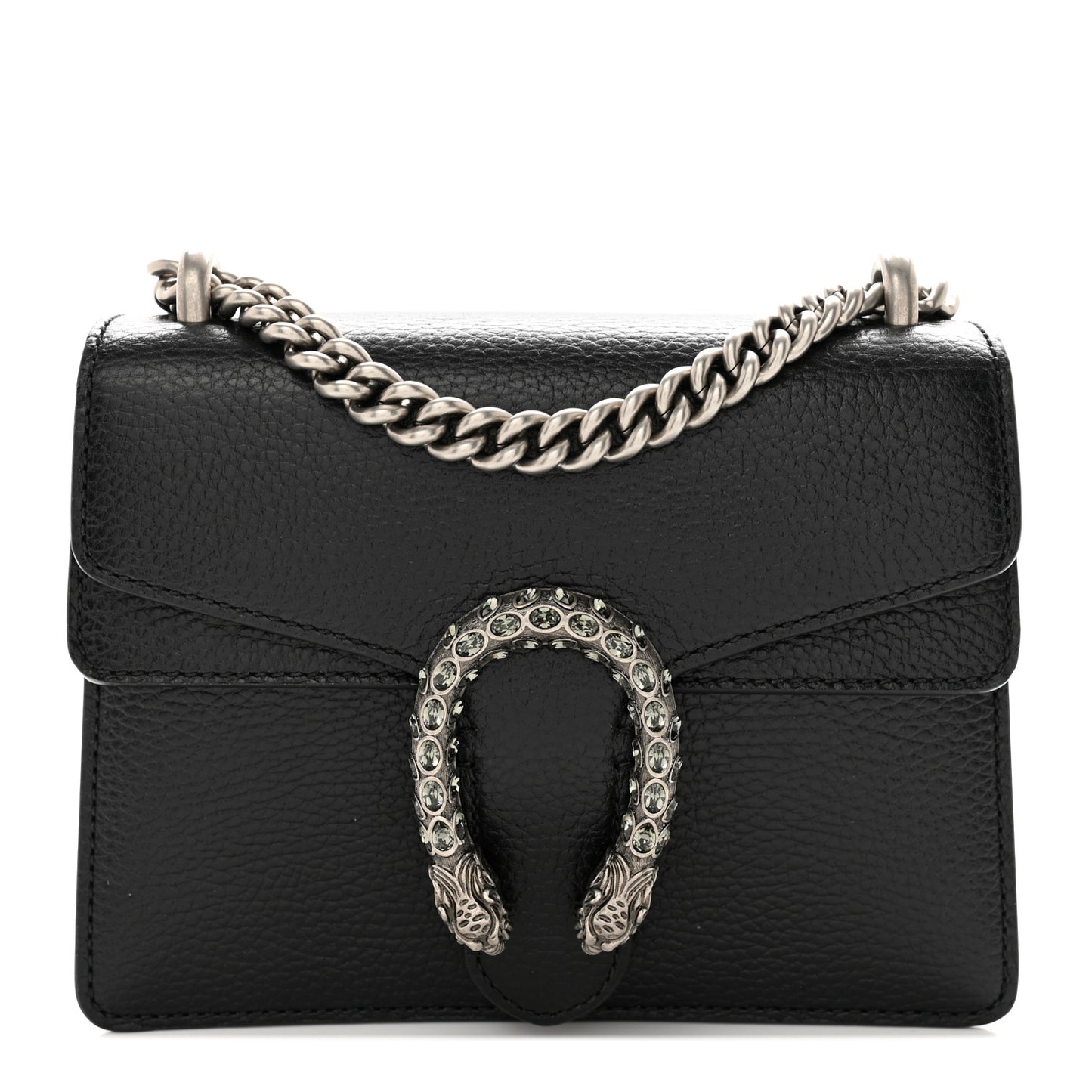 Calfskin Mini Dionysus Shoulder Bag Black