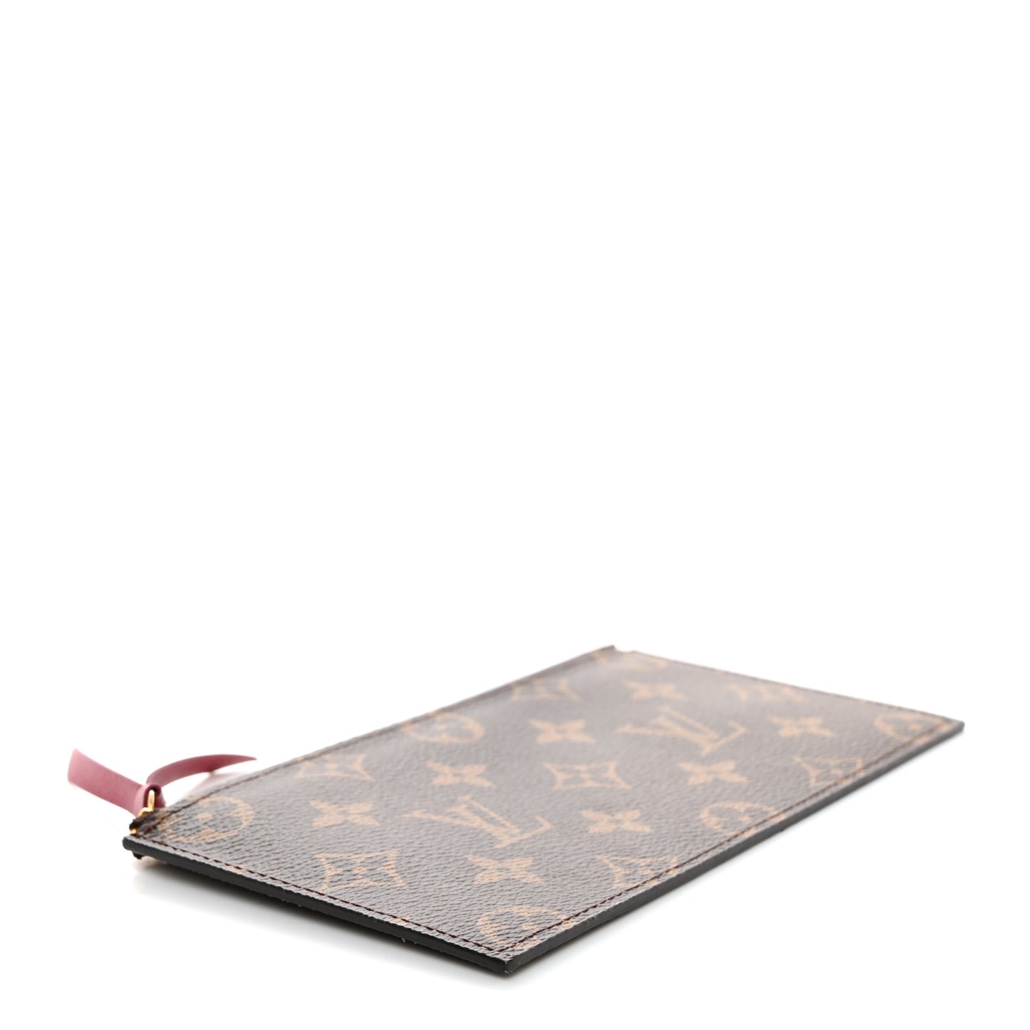 Monogram Felicie Chain Wallet Zippered Insert Fuchsia