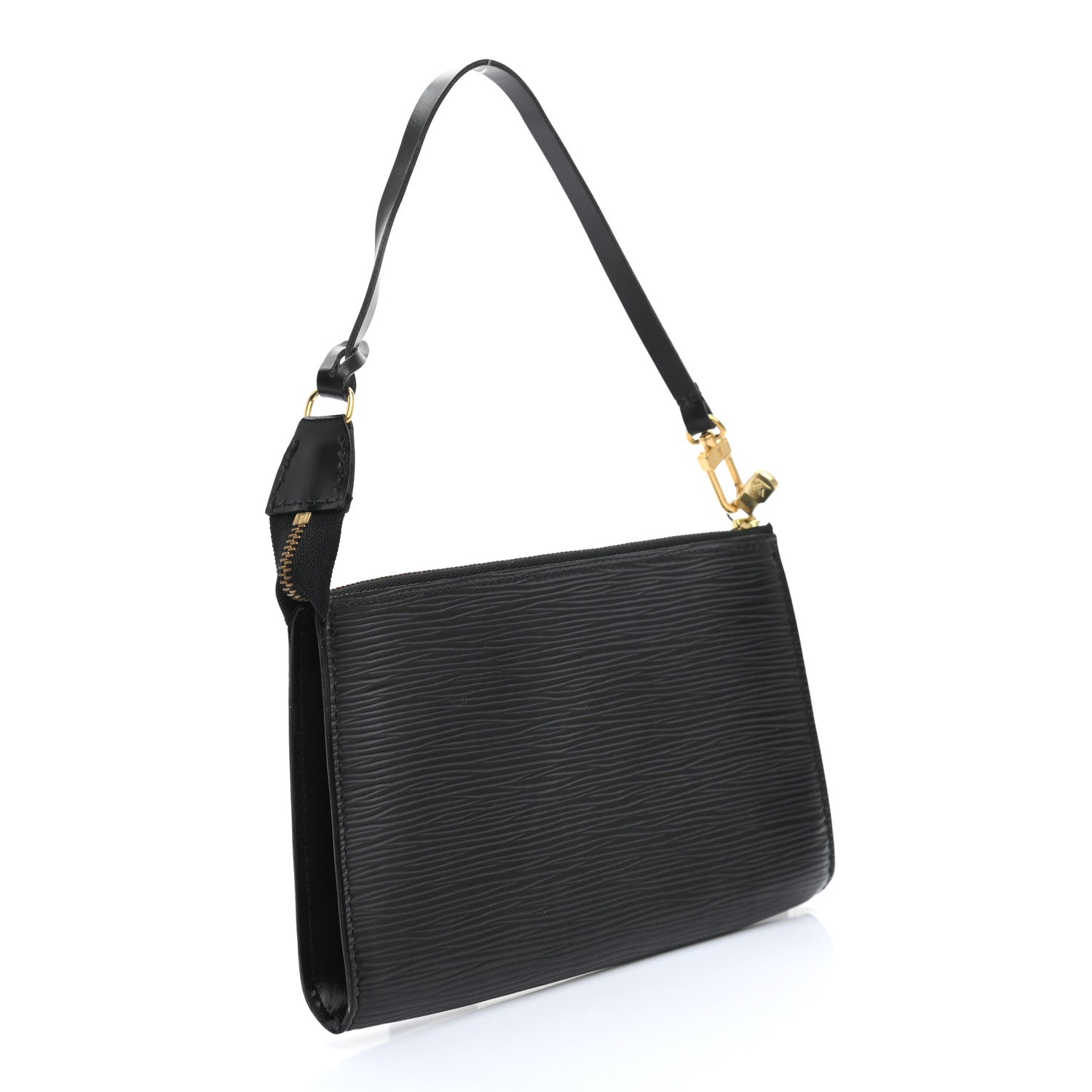 Louis Vuitton Epi Pochette Accessories 24 Black 4 of 8