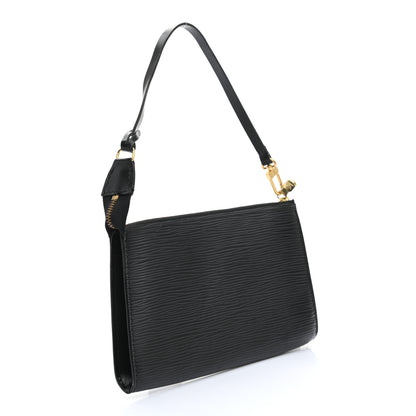 Louis Vuitton Epi Pochette Accessories 24 Black 4 of 8