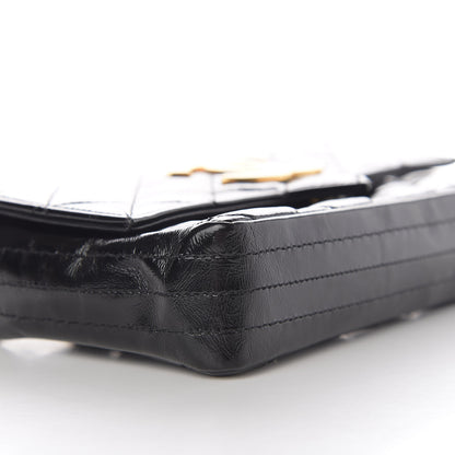 Chanel Glazed Calfskin Small CC Flap Black 6 of 12