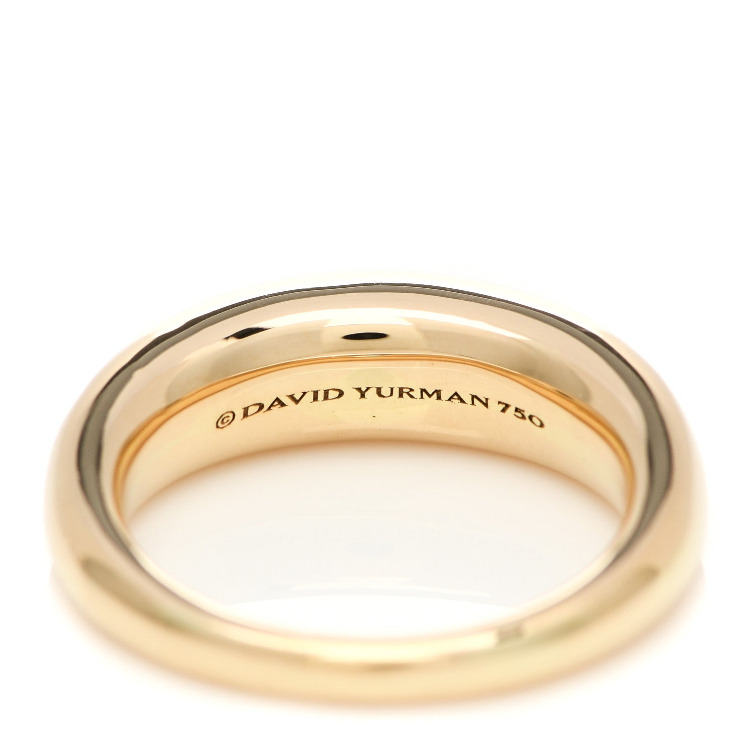 David Yurman 18K Yellow Gold Pure Form Stack Rings 52 6 5 of 5