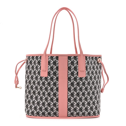 MCM Visetos Medium Liz Reversible Shopper Tote Blossom Pink 4 of 18
