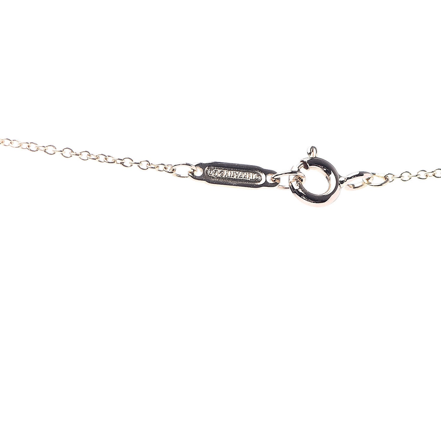 18K Rose Gold Diamond Medium Victoria Pendant Necklace